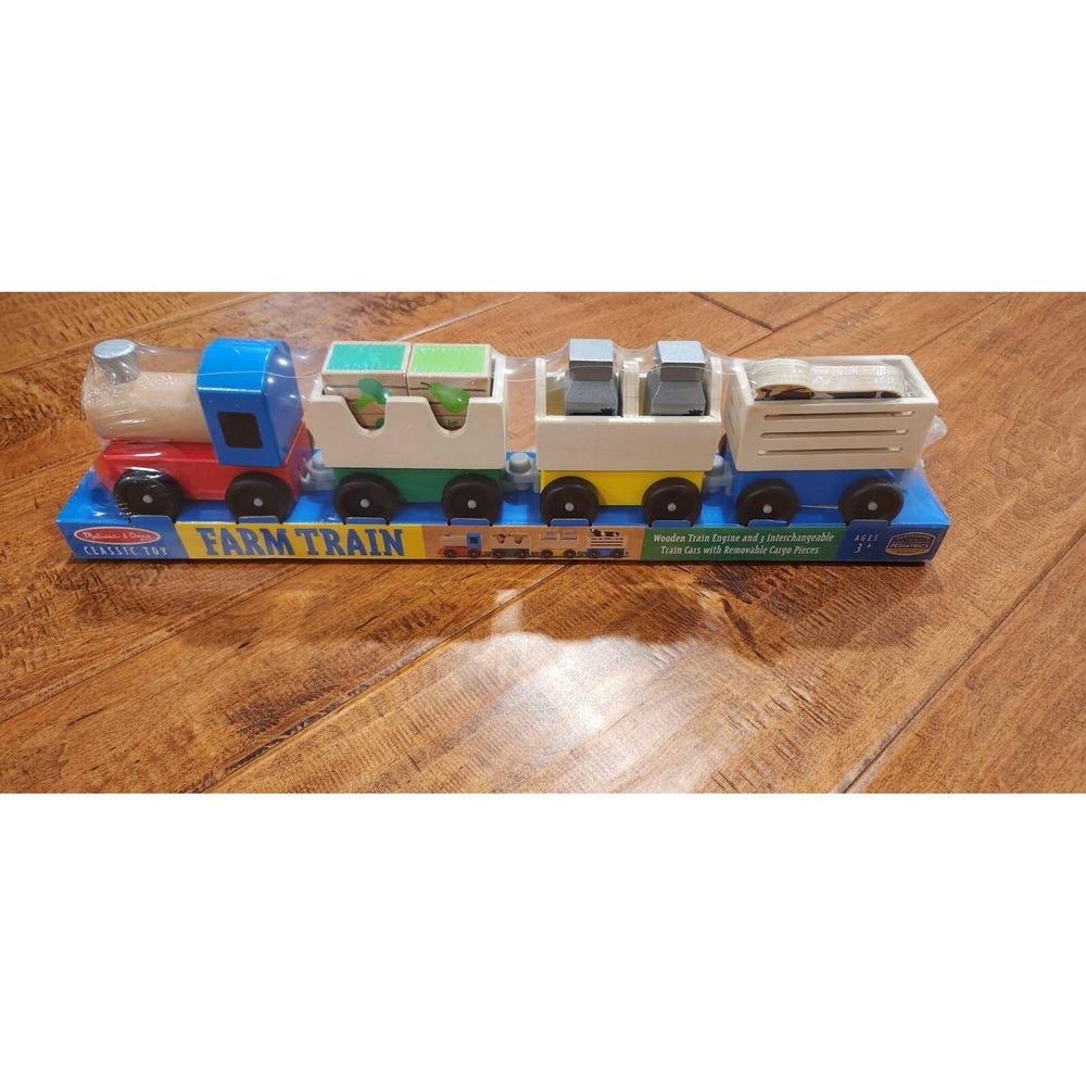 melissa and doug farm train